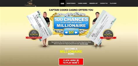 Captain Cooks Casino Canada: Games Review & $5 for 100 FS.